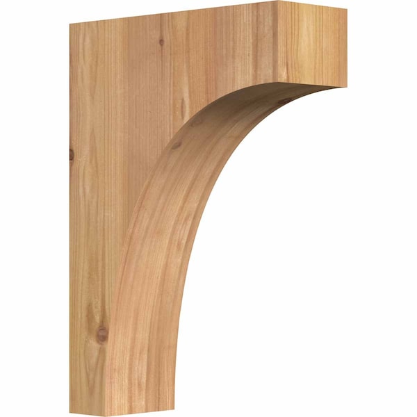 Ekena Millwork Huntington Smooth Corbel, Western Red Cedar, 3 1/2"W x 10"D x 14"H COR04X10X14HUN00SWR - main